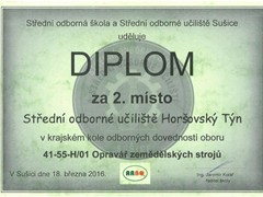 Krajské kolo soutěže opravářů zemědělských strojů 2016_1