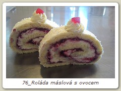 76_Roláda máslová s ovocem